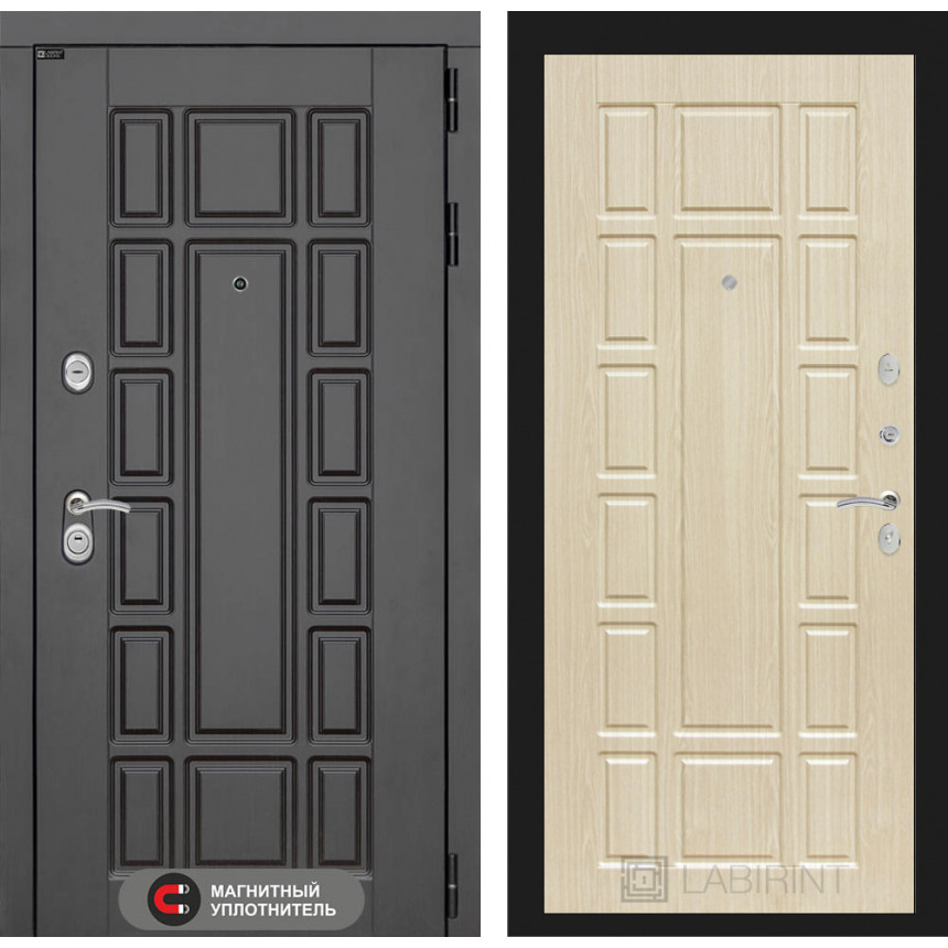 Входная дверь Нью-Йорк 12 - Беленый дуб
